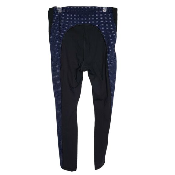 Athleta Womens Tights Small Ultimate Stash Pocket Colorblock Laser Cut 7/8 Blue - Picture 2 of 12
